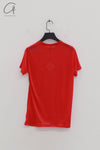BASERANGE Classic Bamboo Fiber Bamboo Cotton Slim Fit T-shirt Series Collection Round Neck Bottoming Shirt France BAS-TOCT-BLE-AU24-HONG Red (Blue) TOCT-BL-000